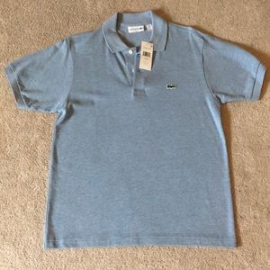Men’s Lacoste Polo Cloudy Blue Size Medium
